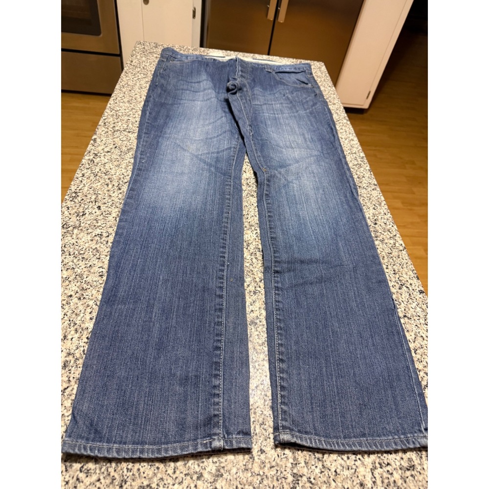 Paper Denim & Cloth Jeans Mens 36/34 Blue Good Straight Leg S9J720-1